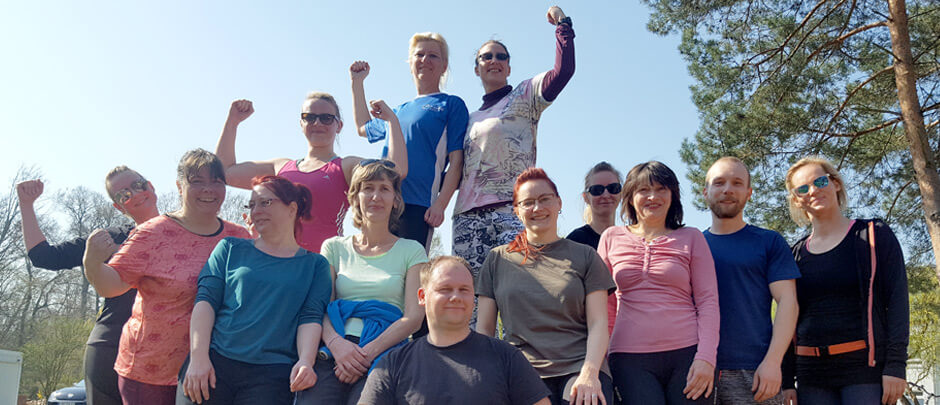 Sport auf dem Gutshof